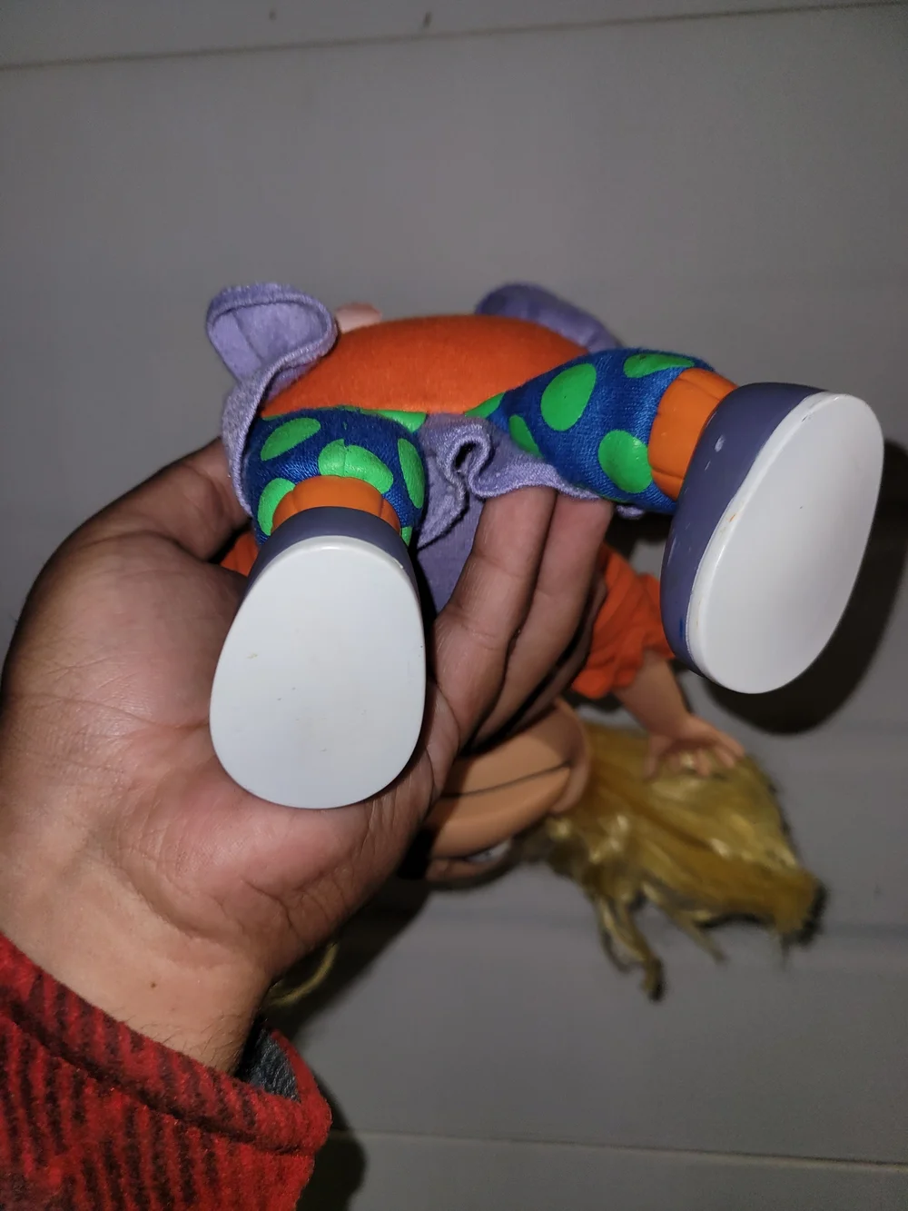 Rugrats Angelica Plush Doll Vintage Figure 1996 Vinyl Face 12